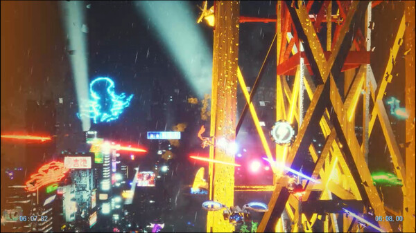 攀登城市的賽博忍者