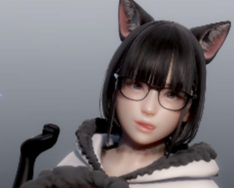 《ROOM Girl》豐腴性感眼鏡貓耳娘MOD