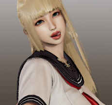 《AI少女》性感金發高馬尾姐姐MOD