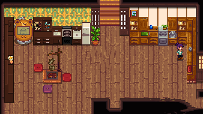 《星露谷物語》廚房可建造MOD