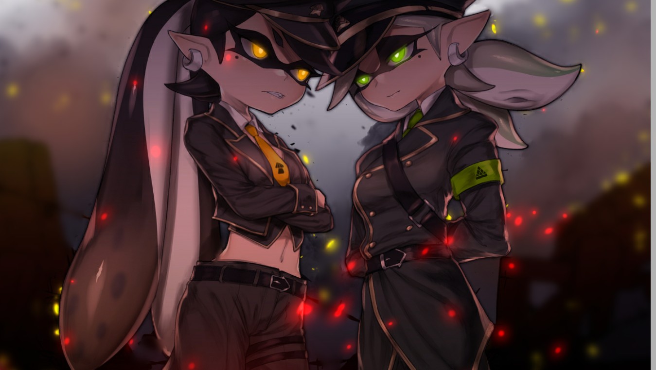 《Wallpaper Engine》Splatoon墨魚姐妹動態(tài)壁紙