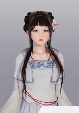 《AI少女》古風包子頭美少女MOD
