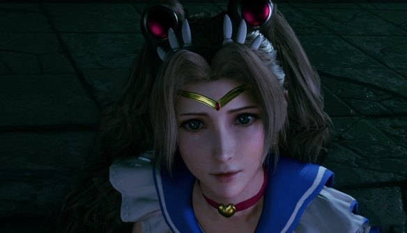 《最終幻想7：重制版》愛麗絲cos美少女戰(zhàn)士水手月亮月野兔MOD