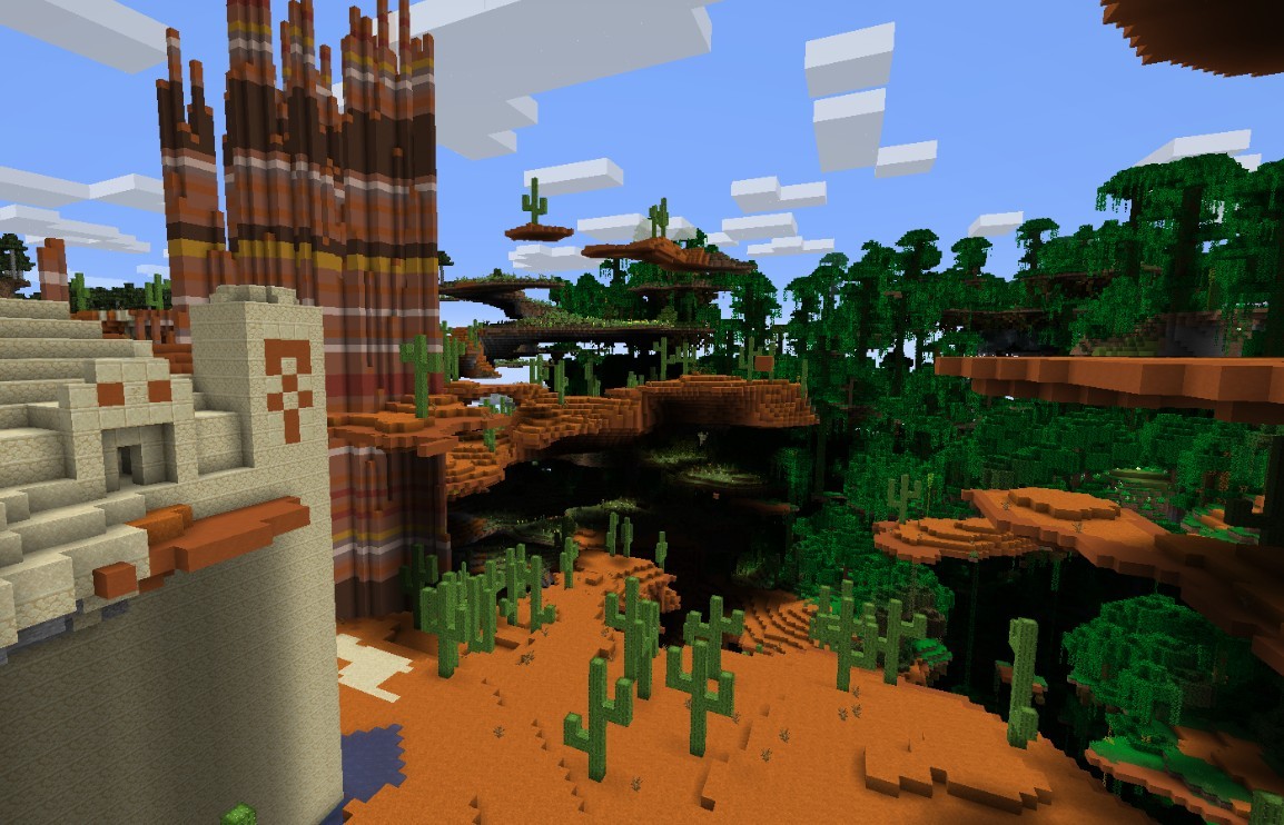 《我的世界》1.16.5層層群系維度MOD