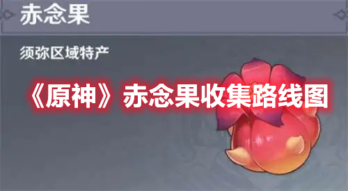 《原神》赤念果收集路線圖