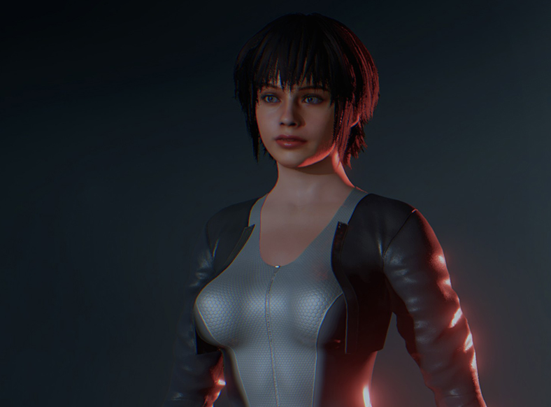 《生化危機2：重制版》克萊爾cos草薙素子黑色行動服MOD[僅支持舊版本]