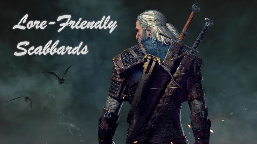 《巫師3次世代版》符合原著的劍鞘MOD