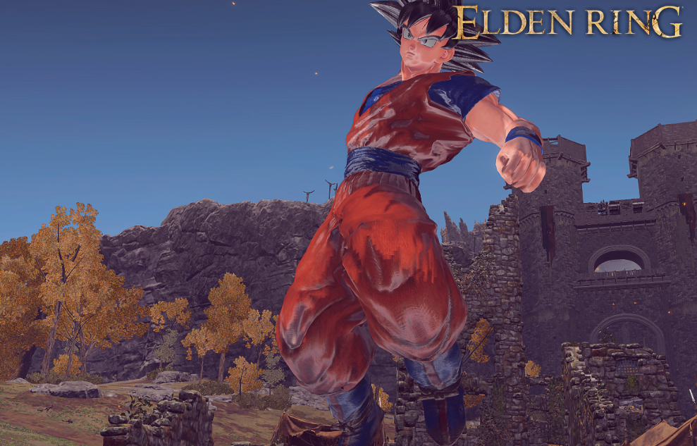 《艾爾登法環》常態孫悟空替換布萊澤套MOD