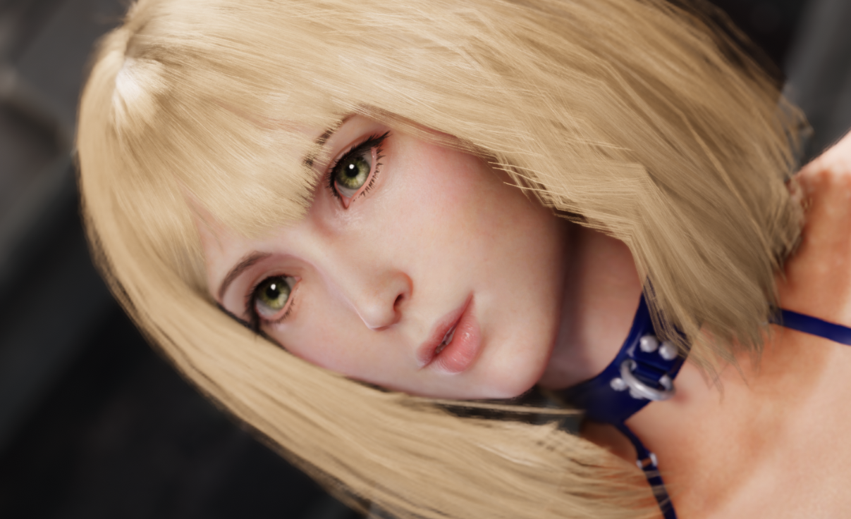 《最終幻想7：重制版》愛麗絲藍色愛戀衣金色短發MOD