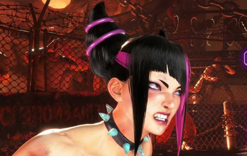 《街頭霸王6》韓蛛俐性感無上衣MOD
