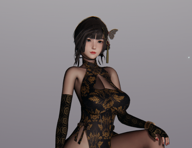 《AI少女》國風(fēng)旗袍黑絲御姐MOD