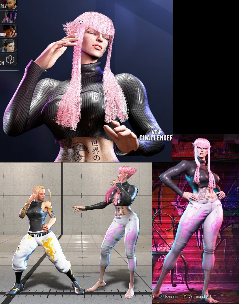 《街頭霸王6》曼儂街頭格斗服裝MOD