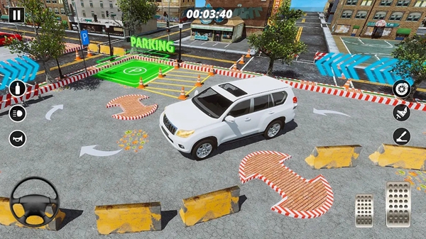 真實吉普車停車場