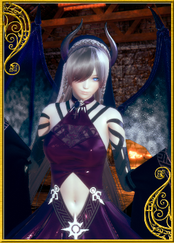 《AI少女》白發藍瞳緊身衣惡魔小姐姐MOD