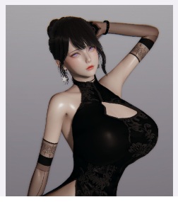 《AI少女》黑色旗袍火辣御姐蘇蘇MOD