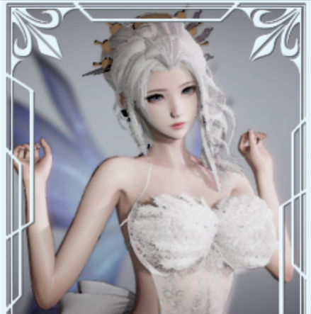 《AI少女》白發(fā)古風(fēng)性感肚兜美女MOD