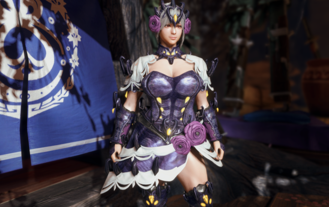《怪物獵人崛起：曙光》EBB美感妃蜘蛛套裝MOD
