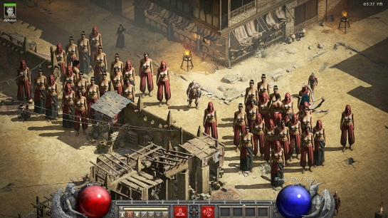 《暗黑破壞神2重制版》第二幕NPC清涼化MOD