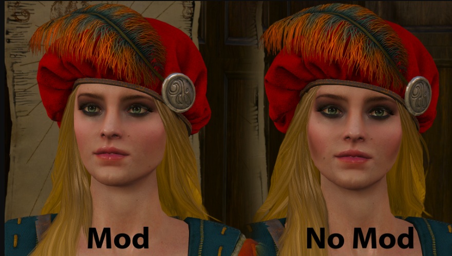《巫師3次世代版》普西拉妝容改進(jìn)MOD