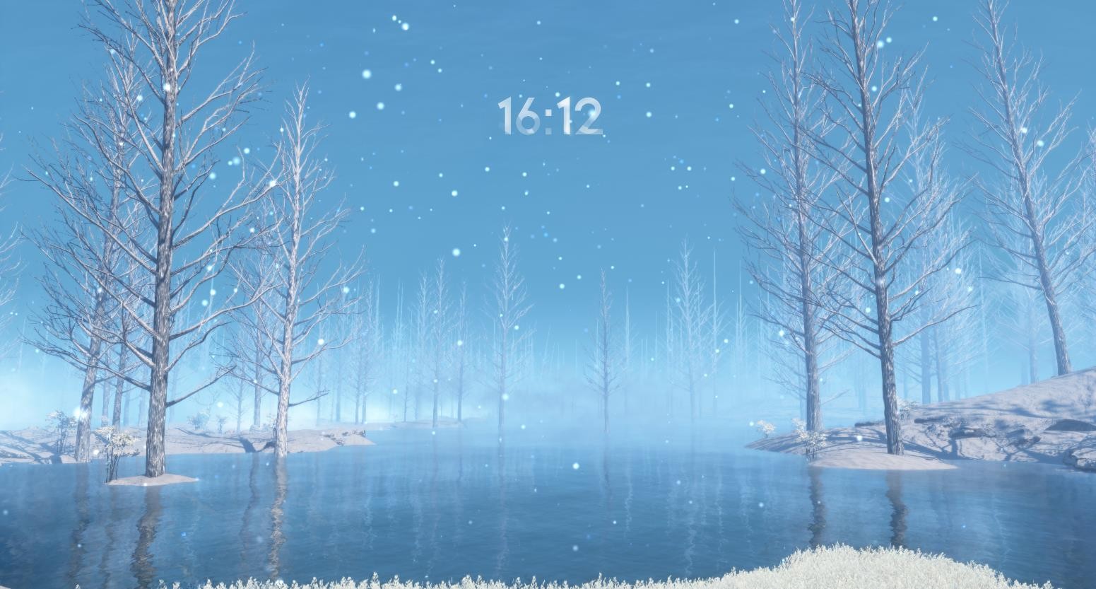 《Wallpaper Engine》古劍奇譚3霜雪之林記時動態壁紙