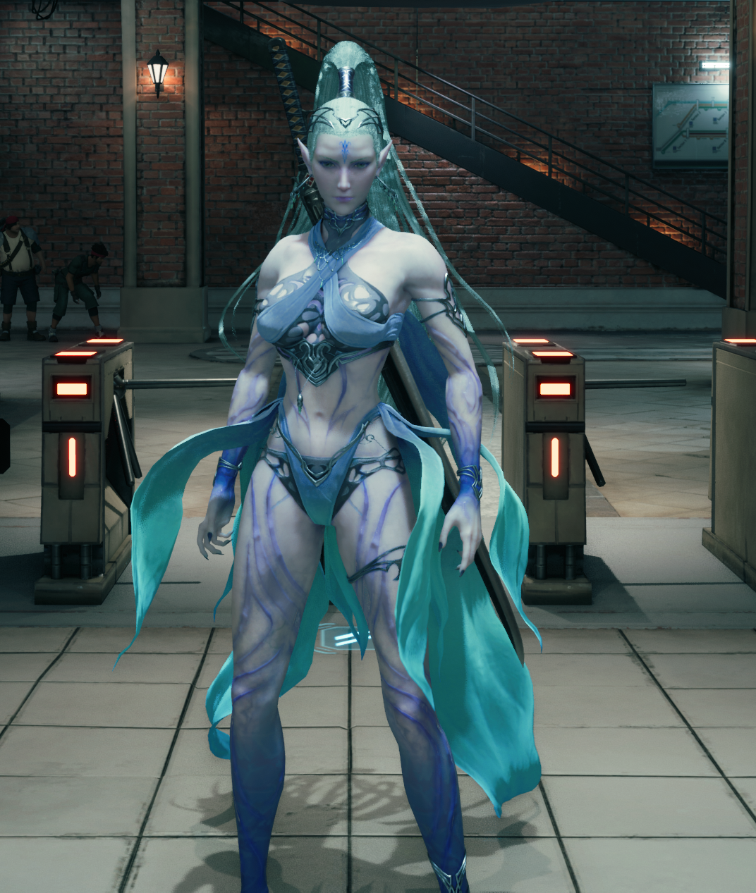 《最終幻想7：重制版》冰神取代克勞德MOD