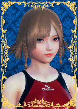 《AI少女》金色短發(fā)連身泳裝美少女MOD