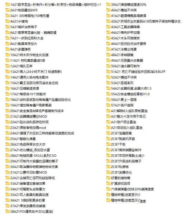 《七日殺》A21大東mod整合包MOD