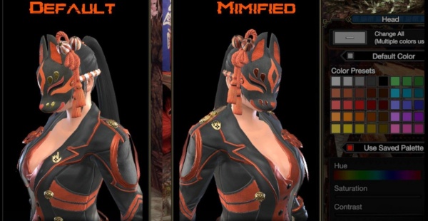 《怪物獵人：崛起》可染色狐貍面具MOD