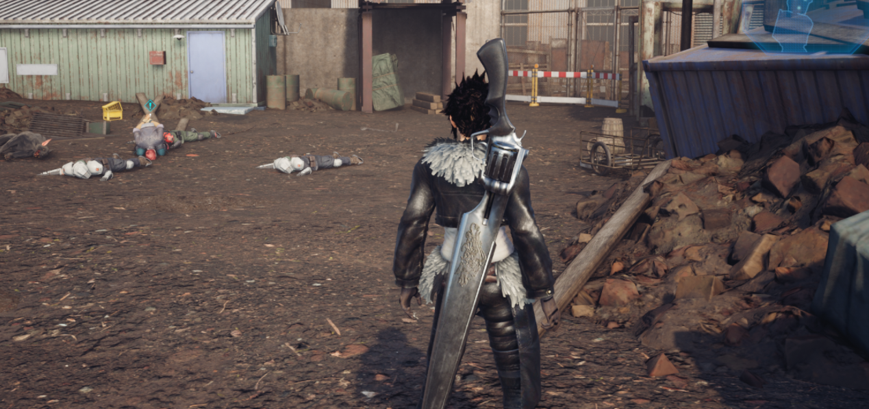 《最終幻想7：重制版》克勞德穿上最終幻想8斯考爾服裝MOD