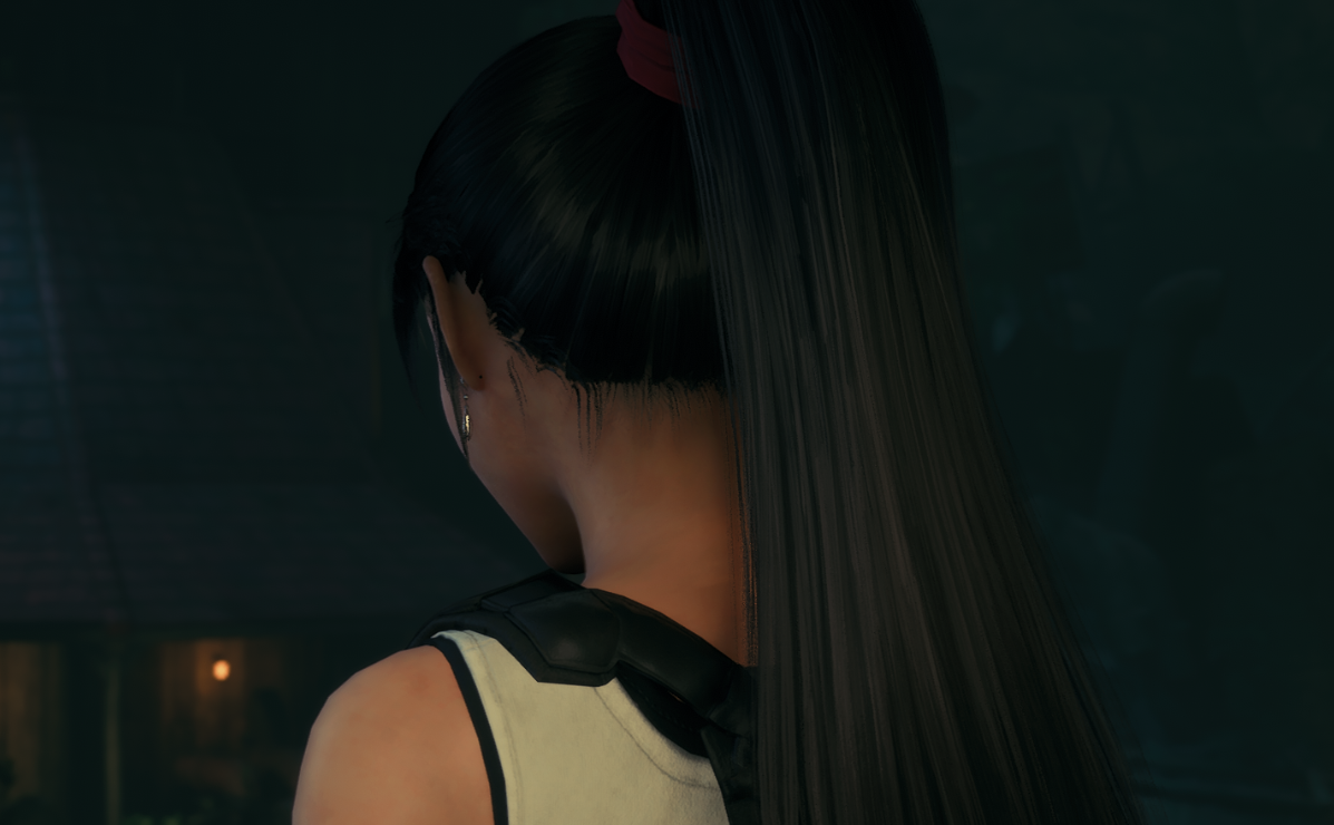 《最終幻想7：重制版》蒂法清爽馬尾辮MOD