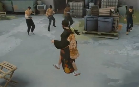 《師父》女性角色可扮演死或生黑色和服心MOD