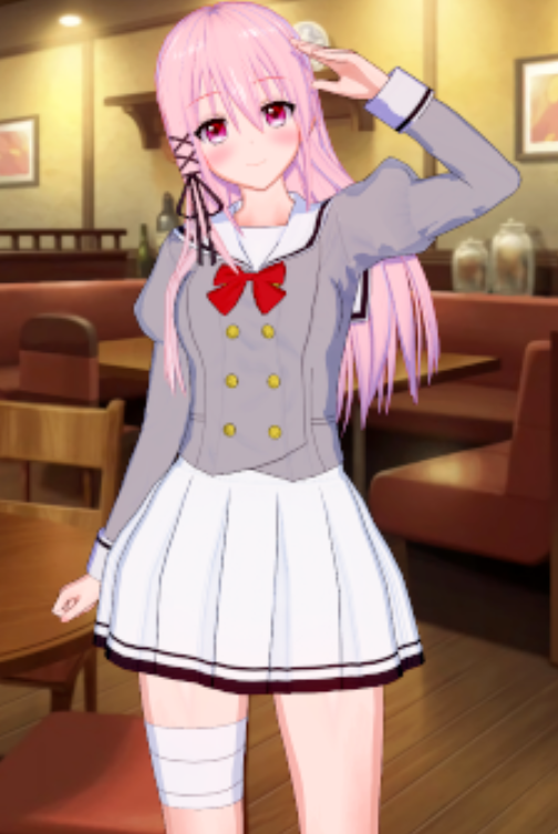 《戀活Sunshine》粉毛長發(fā)清純美少女MOD