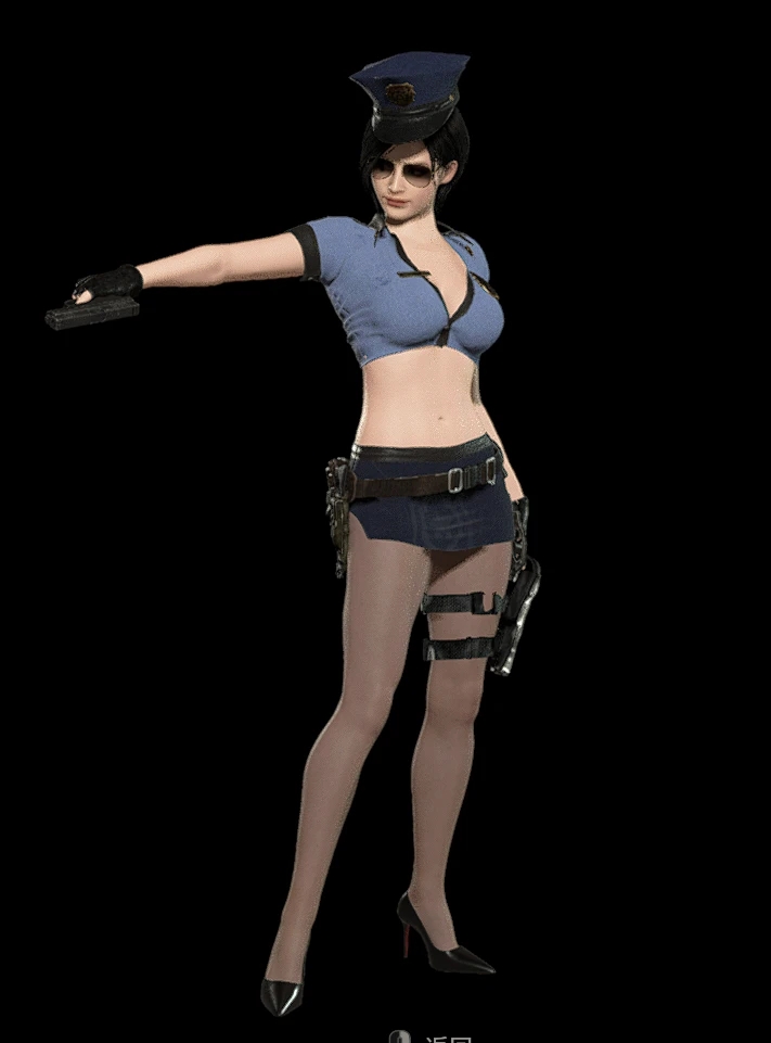 《生化危機4：重制版》艾達警察制服MOD