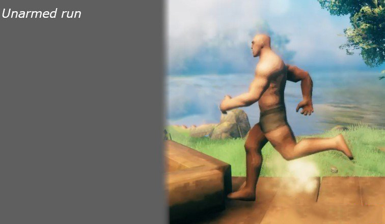 《Valheim：英靈神殿》真實(shí)跑動(dòng)動(dòng)作MOD