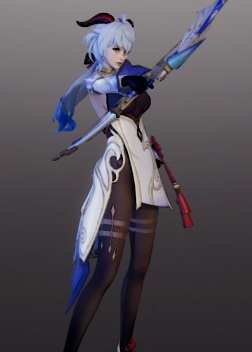 《AI少女》挽雕弓英姿甘雨MOD
