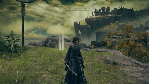 《艾爾登法環》墨綠色指頭女巫長袍MOD