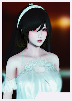 《AI少女》白色長裙短發粉嫩少女MOD