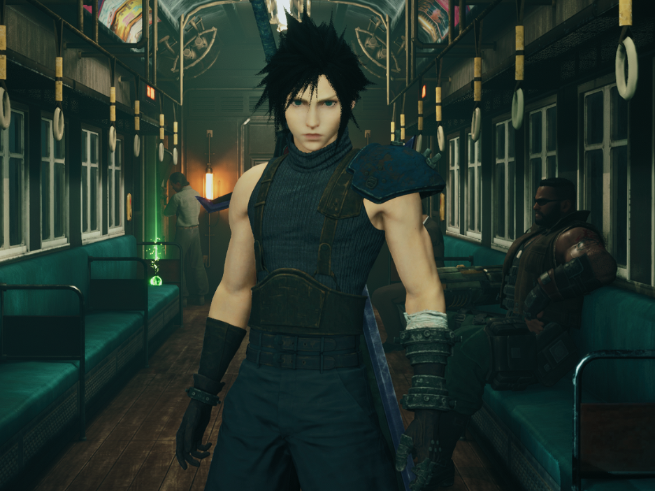 《最終幻想7：重制版》克勞德黑色短發形象MOD