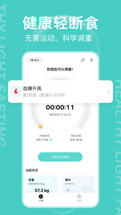 減減輕斷食