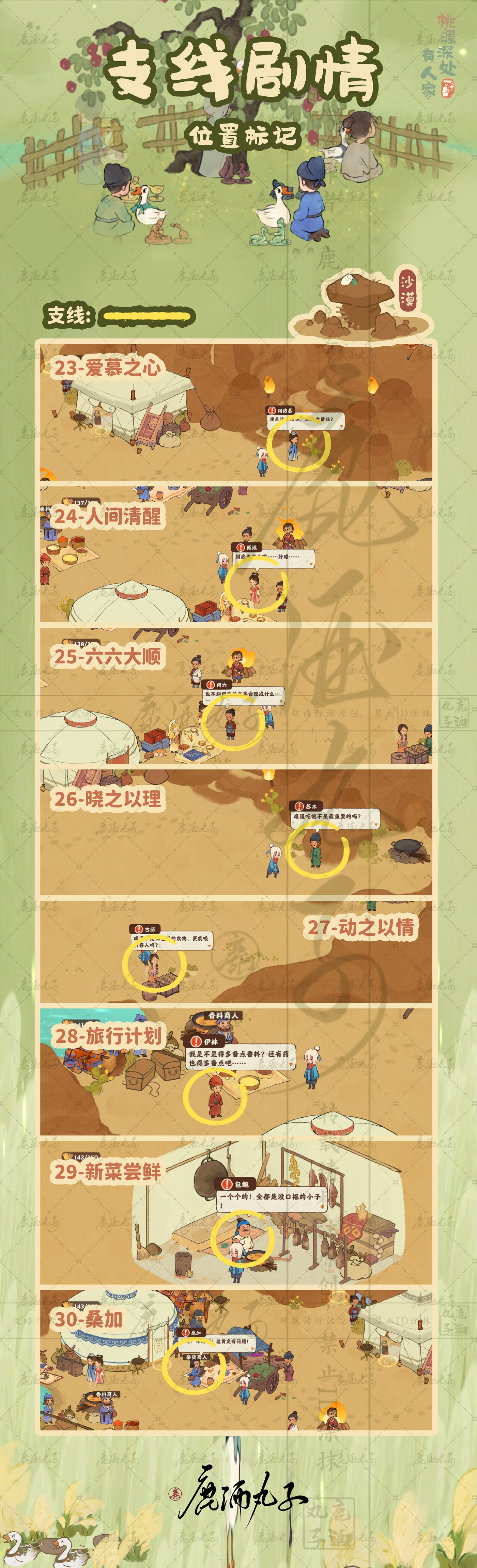 《桃源深處有人家》歧路之畔支線任務攻略