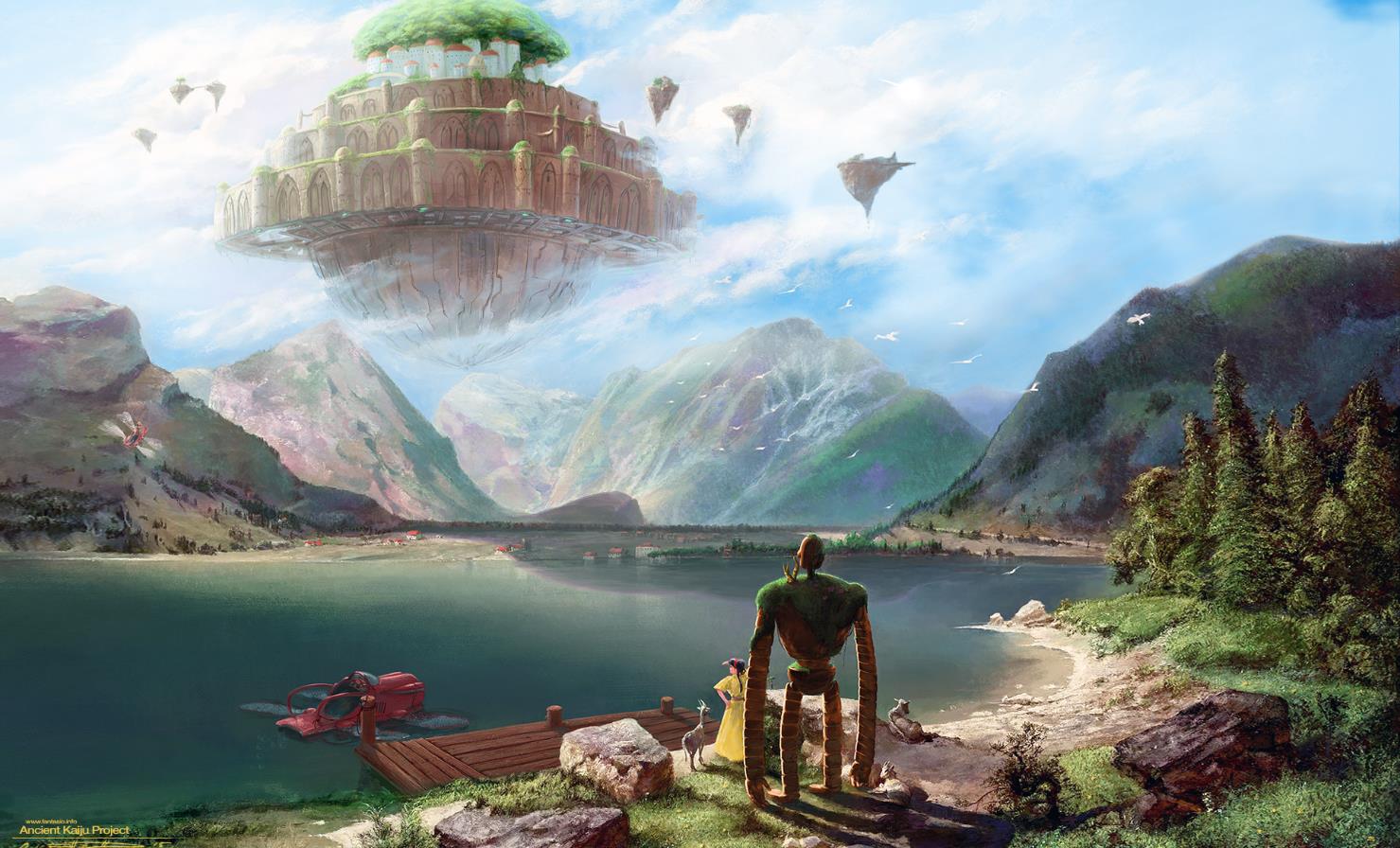 《Wallpaper Engine》天空之城精美同人繪圖動(dòng)態(tài)壁紙