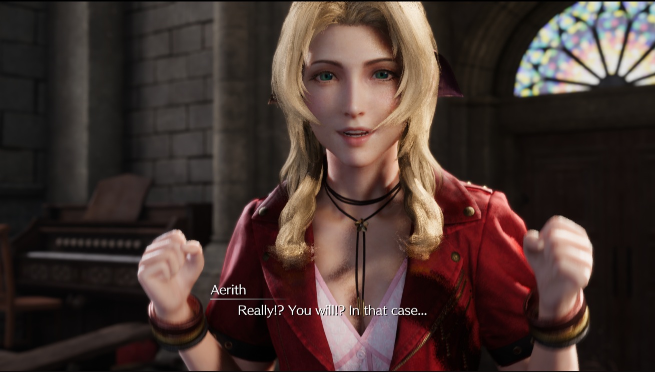 《最終幻想7：重制版》愛麗絲多發色替換MOD[支持服裝變換]