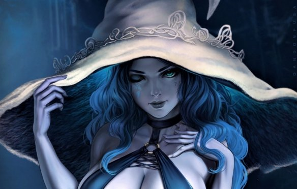 《艾爾登法環(huán)》菈妮美艷黑色內衣同人壁紙