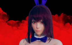 《AI少女》深藍(lán)色性感魅力兔女郎MOD