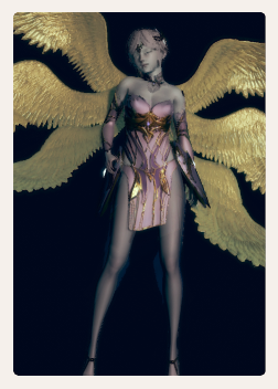 《AI少女》金色六翼天使服飾MOD