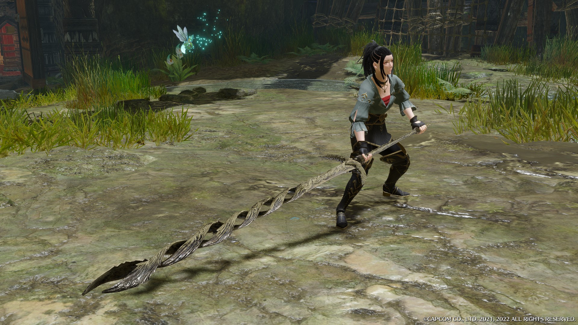 《怪物獵人：崛起》艾爾登法環狩獵神祇大劍MOD