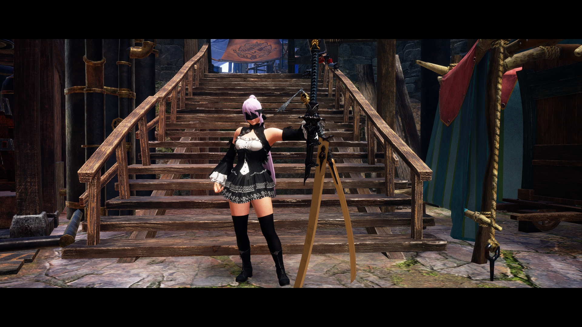 《怪物獵人：崛起》尼爾黑之誓約盾斧MOD