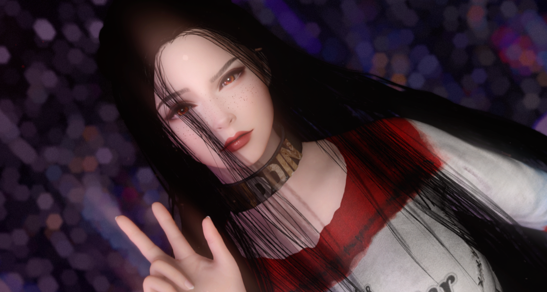 《上古卷軸5：天際重制版》魅魔小姐姐面部預設MOD