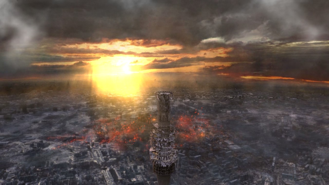 《Wallpaper Engine》地鐵2033電視塔動(dòng)態(tài)壁紙