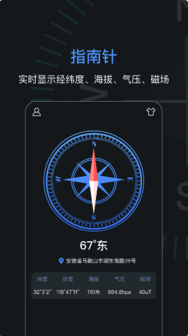 手機導航指南針